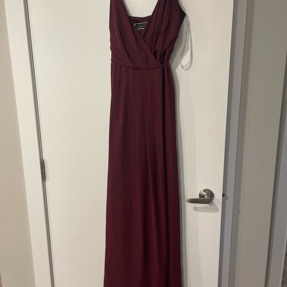 Burgundy Bridesmaid Dress - Picture 3 of 3